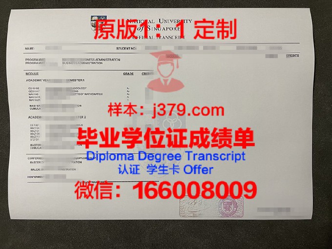 新加坡理工学院学位证书(新加坡国立大学硕士学位证书)